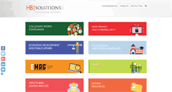 Desktop Screenshot of hbsolutions.com